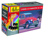 Heller Maquette, 56766, citroen 2 cv charleston,1/24