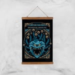 Dungeons & Dragons Monster Manual Giclee Art Print - A3 - Wooden Hanger