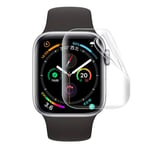 Heltäckande Skärmskydd Apple Watch 4/5 Displayskydd 44mm transparent