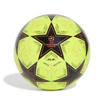 adidas Fotball Club Champions League 2024/25 - Gul/sort, størrelse Ball SZ. 5