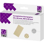 TRU COMPONENTS Platine Euro Bakélite (L x l) 90 mm x 50 mm 35 µm Pas 5.08 mm