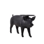 Moooi - Pig Table - Småbord & sidebord - Front Design - Svart - Plast