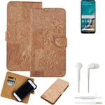 FOR Nokia G50 SMARTPHONE CASE COVER WALLETCASE CORK