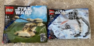 LEGO Star Wars AAT Polybag 30680 + 30495 AT-ST Polybag New