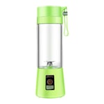 400 ml bärbar USB elektrisk fruktjuicepress Smoothie Maker Blender Shaker Bottle (Blå sjö)