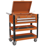 Sealey Superline PRO&#174; Heavy-Duty Mobile Tool &amp; Parts Trolley with Locka