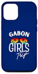 Coque pour iPhone 12/12 Pro Gabon Girls Trip Travel Vacation Femmes Gabon