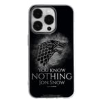 ERT GROUP Coque de téléphone Portable pour Apple Iphone 14 Pro Max Original et sous Licence Officielle Game of Thrones Motif Game of Thrones 018 adapté à la Forme du téléphone Portable, Coque en TPU