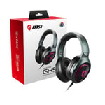 MSI IMMERSE GH50 Virtual 7.1 Surround Sound RGB LED Wired USB Gaming Headset