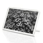 Classic Magnet With Stand - BW - Number Art Maths Physics #35091