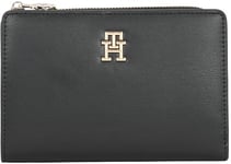 Tommy Hilfiger TH Distinct Slim Wallet AW0AW16922, Portefeuille Fin Femme, Black (Black), OS