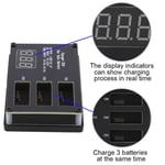 Compact For Tello Drone Battery Charger Hub for 3-in-1 Charging