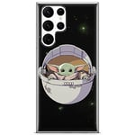 ERT GROUP Coque de téléphone Portable pour Samsung S22 Ultra Original et sous Licence Officielle Star Wars Motif Baby Yoda 026 Parfaitement adapté à la Forme du téléphone Portable, Coque en TPU