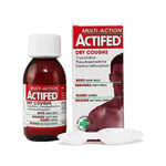 Actifed Multi-action Dry Cough 100ml Syrup Dries Runny Noses & Relies Dry Coughs