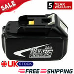 For Makita BL1850 18V 5.0Ah Li-Ion LXT Makstar Battery BL1850B BL1830 BL1840