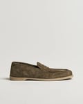 John Lobb Pace Unlined Loafers Olive