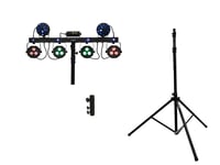 Set LED KLS Laser Bar Next FX Light Set + M-4 Speaker-System Stand