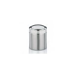 Poubelle de Table en Inox Couvercle à Bascule - 1.5L