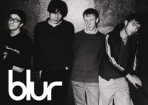 Blur Poster poster #5 - Damon Albarn - 80's Rock band - wall art - print (A3 420 x 297mm) (A4 297 x 210mm)