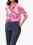 Pure Collection Washed Pure Silk Shirt, Pink