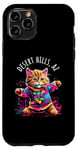 iPhone 11 Pro Desert Hills Arizona Dancing Cat Colorful Cute Kitty Design Case