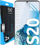 S.E Pour Film De Protection Souple Samsung S20-2x Films En Set Depuis L'allemagne, Écran De Protection S20, Application Très Facile, Samsung S20 Protection Ecran Comme Alternative Au Verre Trempé S20