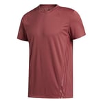 adidas T-Shirt Aeroredy à 3 Bandes pour Homme S Couleur : Rouge