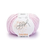 ggh Tavira | coton épais pour le tricot et le crochet - convient comme fil à rabattre les pots - pelote de 50g | Couleur 030 - Hellrosa