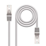 Nanocable 10.20.0602 - Câble Ethernet RJ45 Cat.5e FTP AWG24, Gris, 2mts