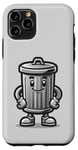 iPhone 11 Pro Garbage Trash Can Cartoon Character Design Case