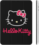 Hello Kitty Étui Pour Ipad 2020 Matériau Tpu Antichoc Réglage Automatique De L'angle De Veille/Réveil Mignon Housse De Protection Transparente 10.2in