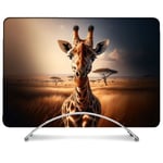 Coque Intégrale Pour MacBook Pro Touch Bar 13.3 Animal Girafe Savane