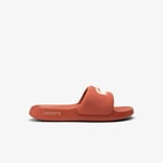 Lacoste Claquettes Serve Slide 1.0 femme Taille 35.5 Orange Foncé