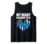 my heart sherif belongs to a police officer Tank Top