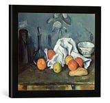 Kunst für Alle 'Image encadrée de Paul Cézanne Fruits, 1879–80, d'art dans Le Cadre de Haute qualité Photos Fait Main, 40 x 30 cm, Noir Mat