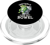 funny frog meme Irritable like my bowel tummy ache survivor PopSockets PopGrip for MagSafe