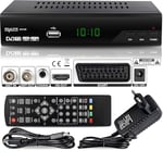 hd-line 2910 S DVB-T/T2 Decodeur TNT - Full HD [1920 x 1080] HDMI MPEG-4 AVC MPEG-2 MP 1080i 1080P Standard Péritel Installation Facile HEVC - H.264 H.265 - TNT Terrestrial