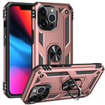 Apple iPhone 13 Pro Military Armour Case RoseGold