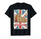 Manchester UK Vintage Flag Souvenir Vacation City Trip T-Shirt