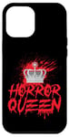 iPhone 12 Pro Max Scary Horror Movie Blood Crown Horror Queen Case