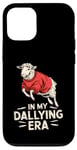 Coque pour iPhone 12/12 Pro In My Dilly Dallying Era Motif mouton lent style vintage