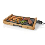 Nedis Teppanyaki Bordsgrill | Bakytan (l x b): 43 x 23 cm | Antal personer: 6 Personer | Non-stick beläggning | 4 Värmeinställningar