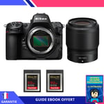 Nikon Z8 + Z 50mm f/1.8 S + 2 SanDisk 512GB Extreme PRO CFexpress Type B + Ebook 'Devenez Un Super Photographe' - Hybride Nikon