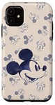 Coque pour iPhone 11 Disney Mickey et Minnie Mouse têtes rétro vintage classique