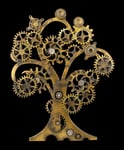 Steampunk Wall Relief - Tree Of Life - Fantasy Gothic Wall Decoration