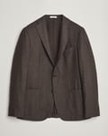 Boglioli K Jacket Prince Of Wales Blazer Dark Brown