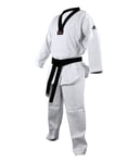 ADIDAS Adi-Flex Col Noir 180cm Dobok Taekwondo ADITFL01 Homme Sport Combat WTF