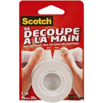 Ruban de Scotch - Se découpe à la main - 19mm x 25 m - Transparent