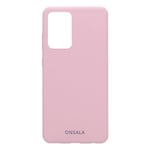 Samsung Galaxy A52/A52s (4G/5G) GEAR Onsala Collection Liquid Silicone Bakdeksel - Rosa