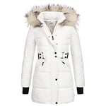 Elara Veste d'hiver Femme Chunkyrayan H-G902 White-38 (M)